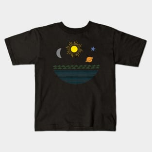 Magic In The Night Sky Kids T-Shirt